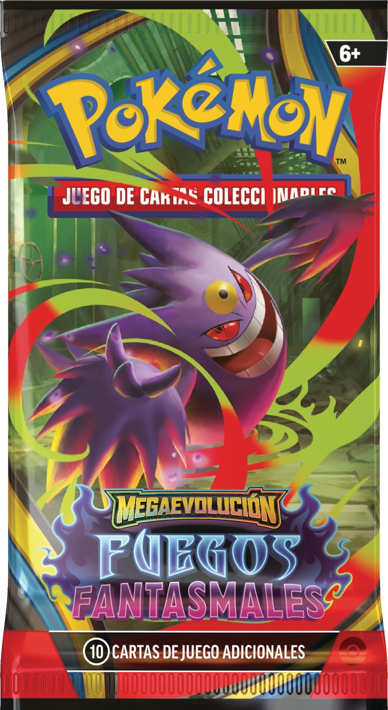 Pokémon : présentoir de boosters Méga-Évolution – Flammes Fantasmagoriques du JCC Pokémon (18 boosters)