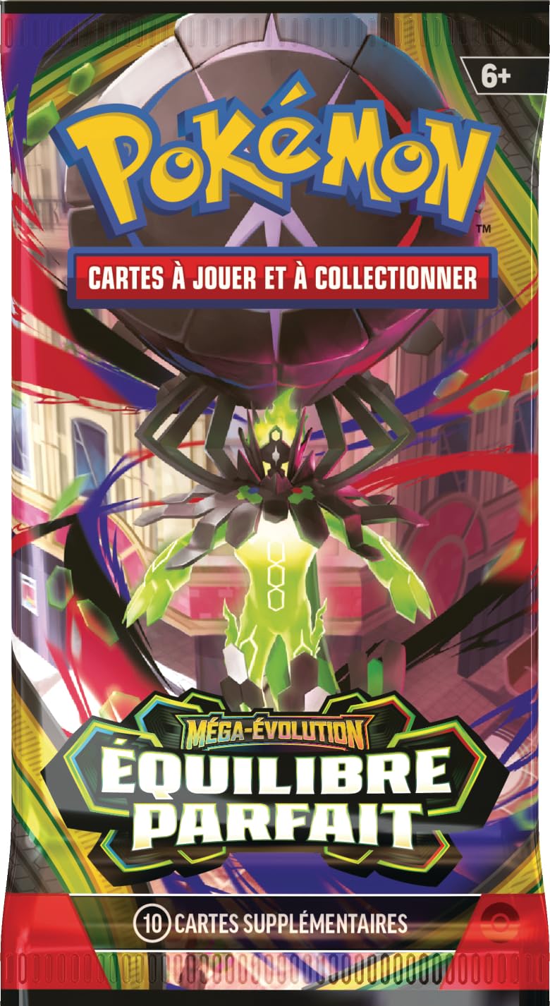 Pokémon : présentoir de boosters Méga-Évolution – Équilibre Parfait (18 boosters) du JCC Pokémon