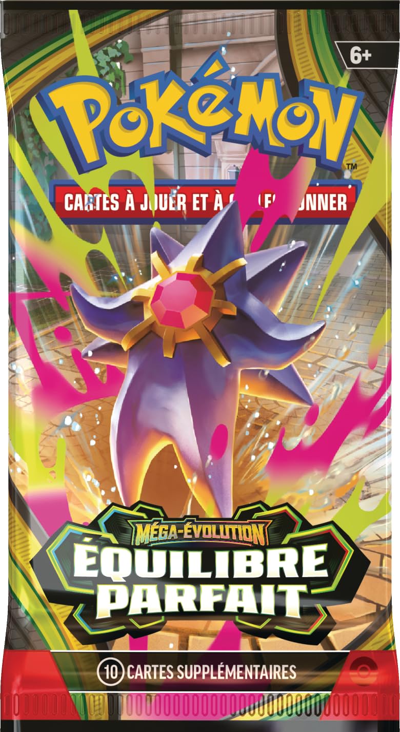 Pokémon : présentoir de boosters Méga-Évolution – Équilibre Parfait (18 boosters) du JCC Pokémon