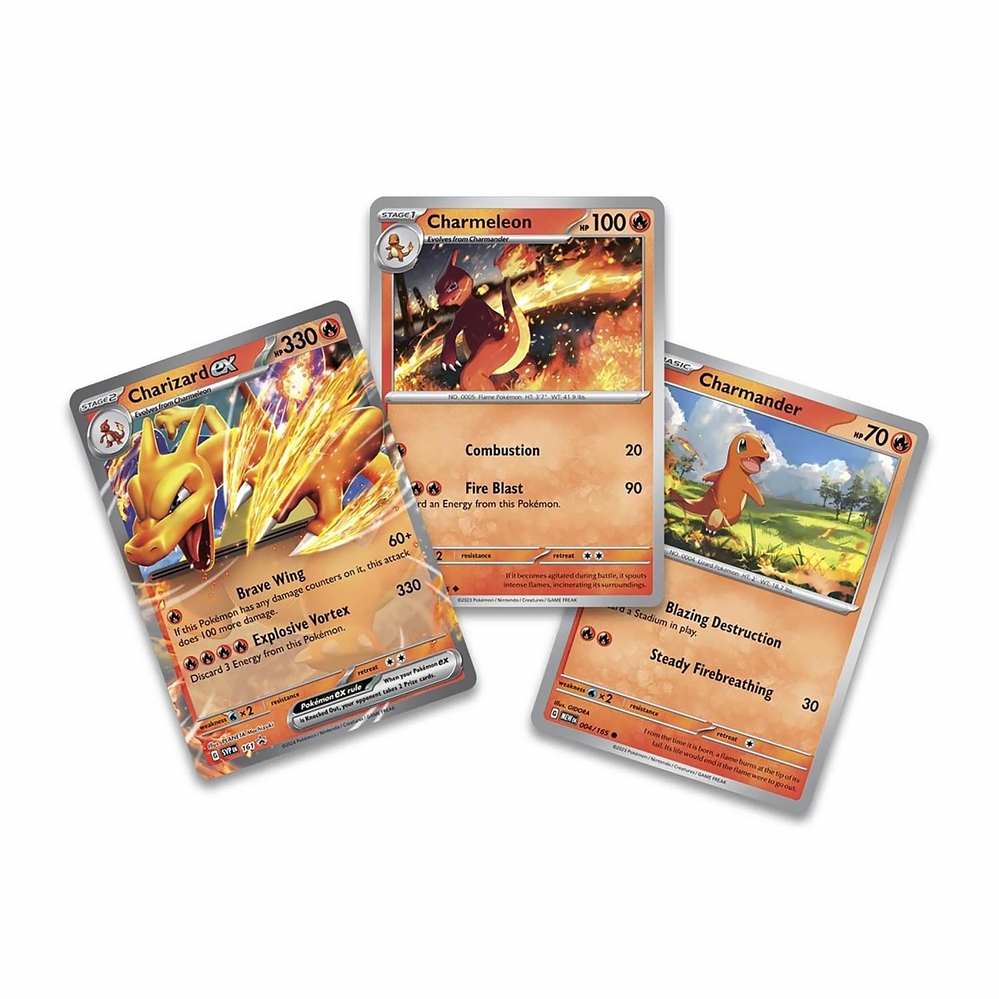 Pokémon TCG : Dracaufeu ex Super-Premium Collection (3 Cartes en Aluminium, 1 Figurine d'affichage de Cartes et 10 boosters)