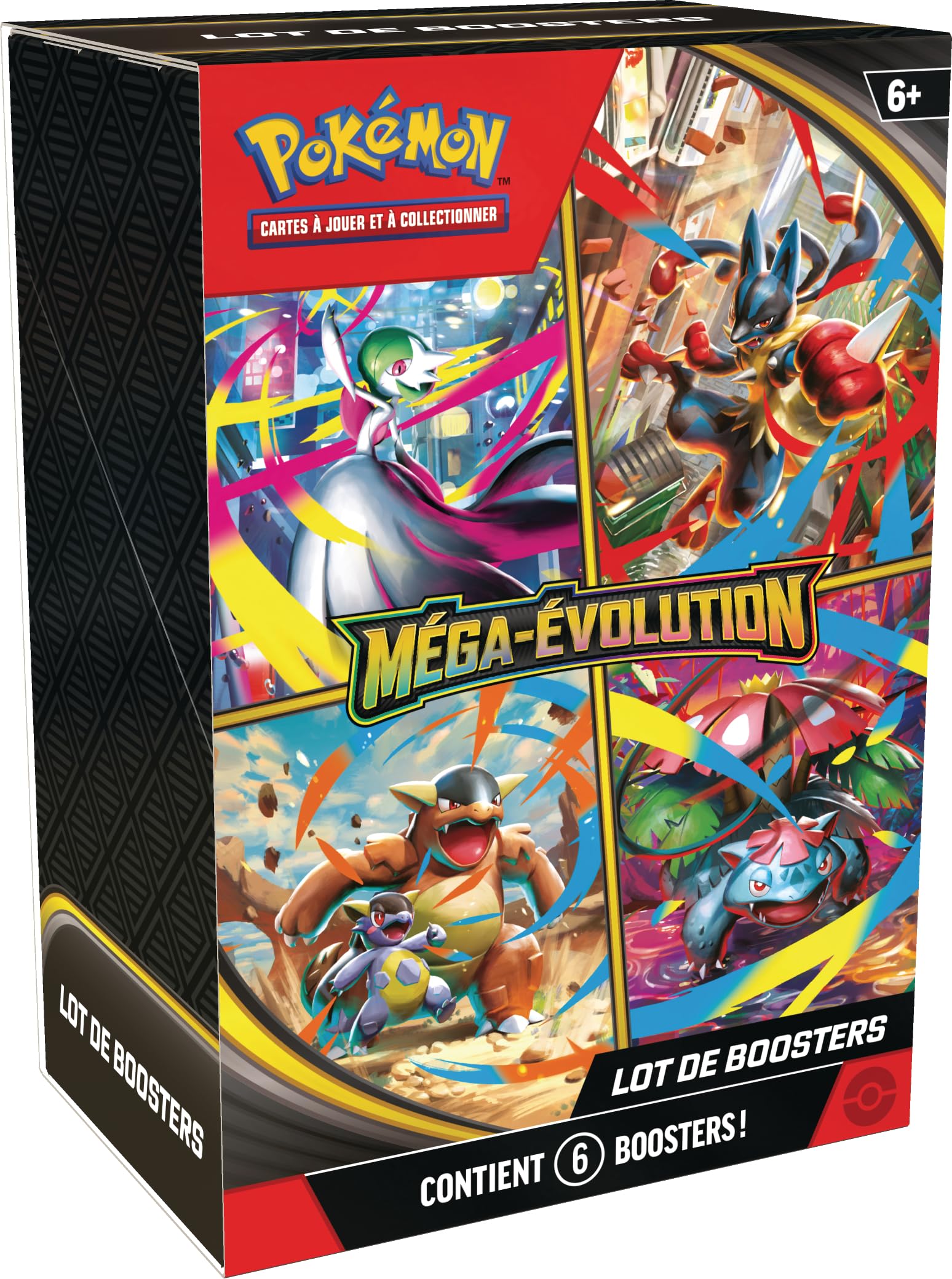 Pokémon : Lot de boosters Méga-Évolution du JCC Pokémon (6 boosters)
