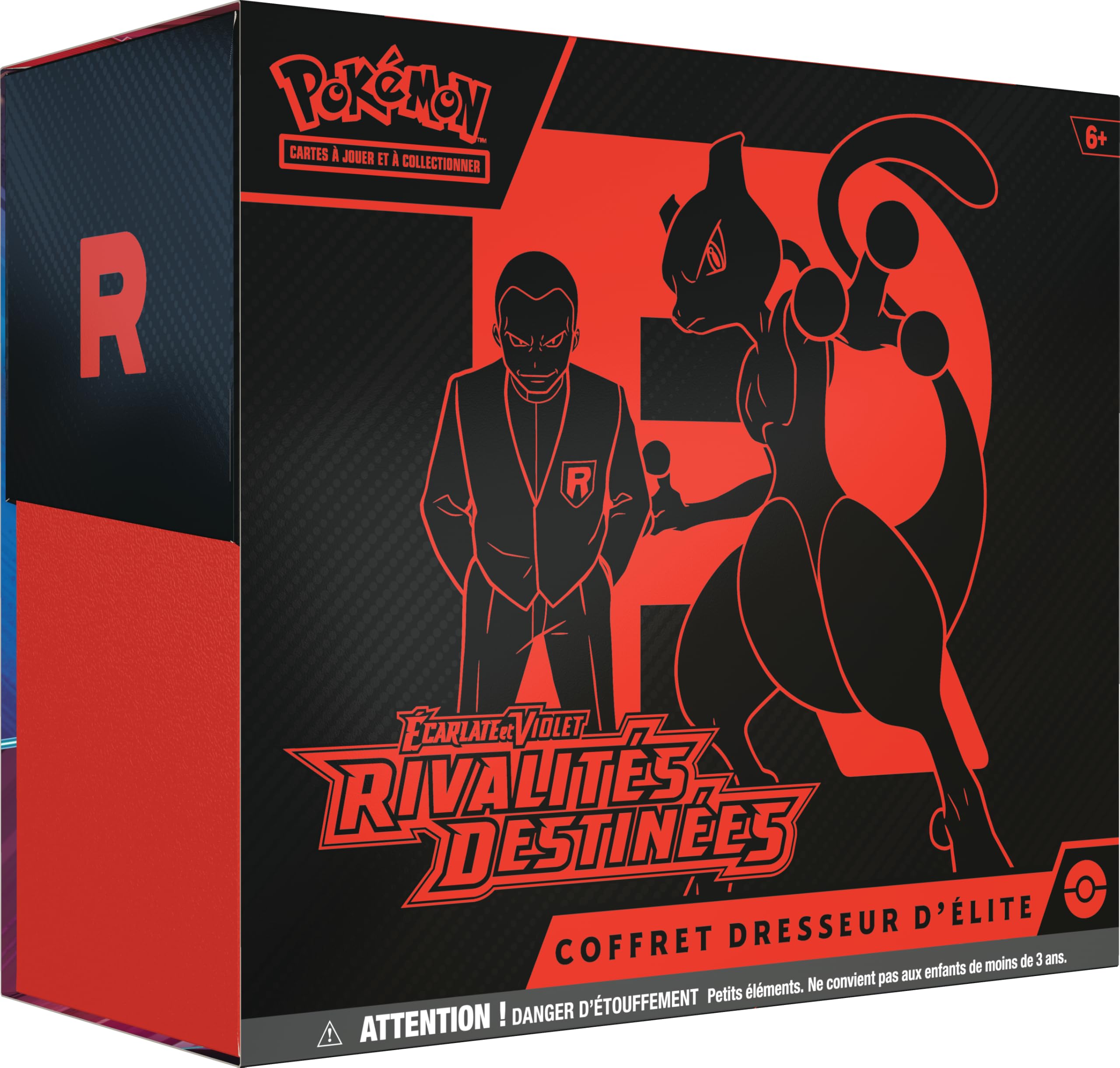 Pokémon JCC: Coffret Dresseur d’élite Écarlate et Violet – Rivalités Destinées du JCC Pokémon (1 Carte Promo entièrement illustrée, 9 boosters et des Accessoires de Jeu Premium)
