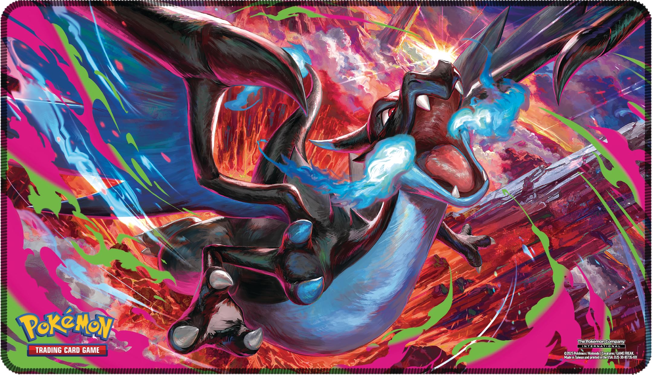 Pokémon : Collection Ultra-Premium Méga-Dracaufeu X-ex (2 Cartes Promo Brillantes, 18 boosters et des Accessoires de Jeu Premium)