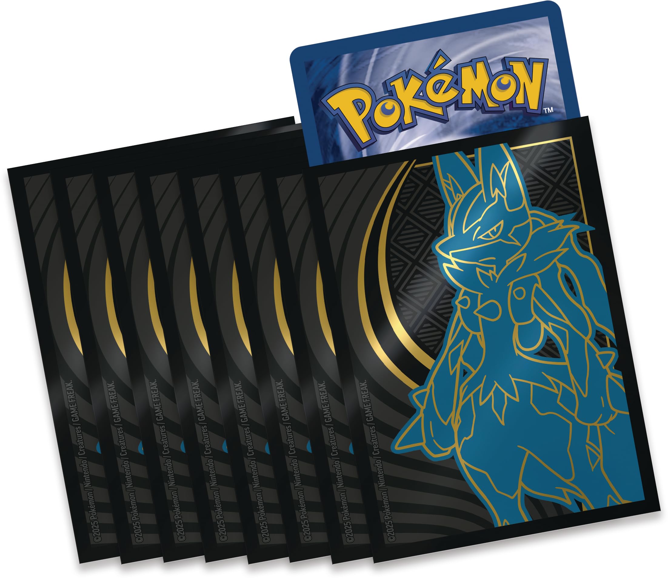 Pokémon : Coffret Dresseur d’élite Méga-Évolution – Lucario du JCC Pokémon (1 Carte Promo entièrement illustrée, 9 boosters et des Accessoires de Jeu Premium)